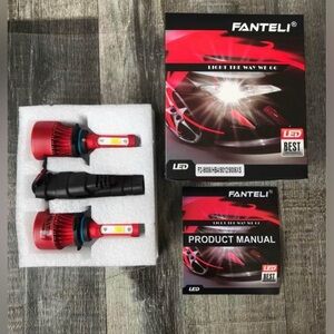 New FANTELI LOW BEAM F2 9006 / HB4 / 9012 / 9006XS LED HEADLIGHT BULBS 6000K